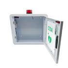 Wall Mounted Defibrillator Cabinet , Customizable Metal AED Mounting Box