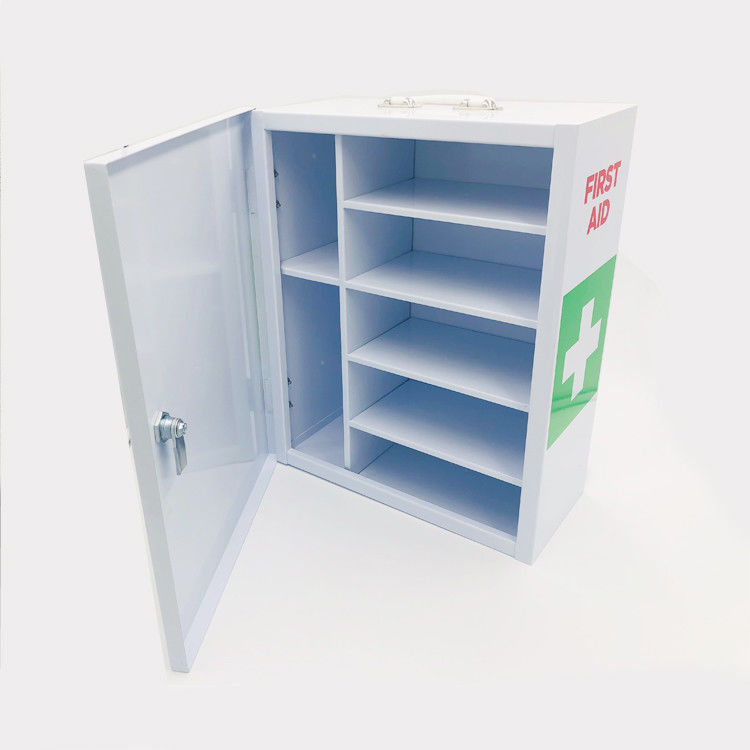 Portable Cold Rolled Steel Wall Mounted First Aid Cabinet With Shelves
