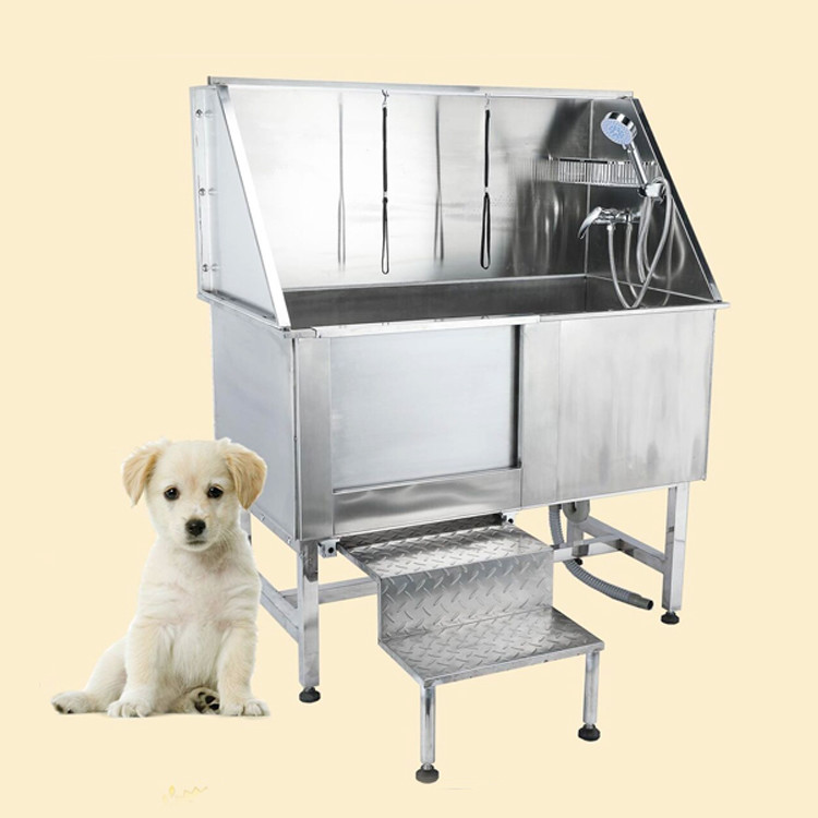 Customizable 304 Stainless Steel Dog Wash Tub For Large And Small Breeds