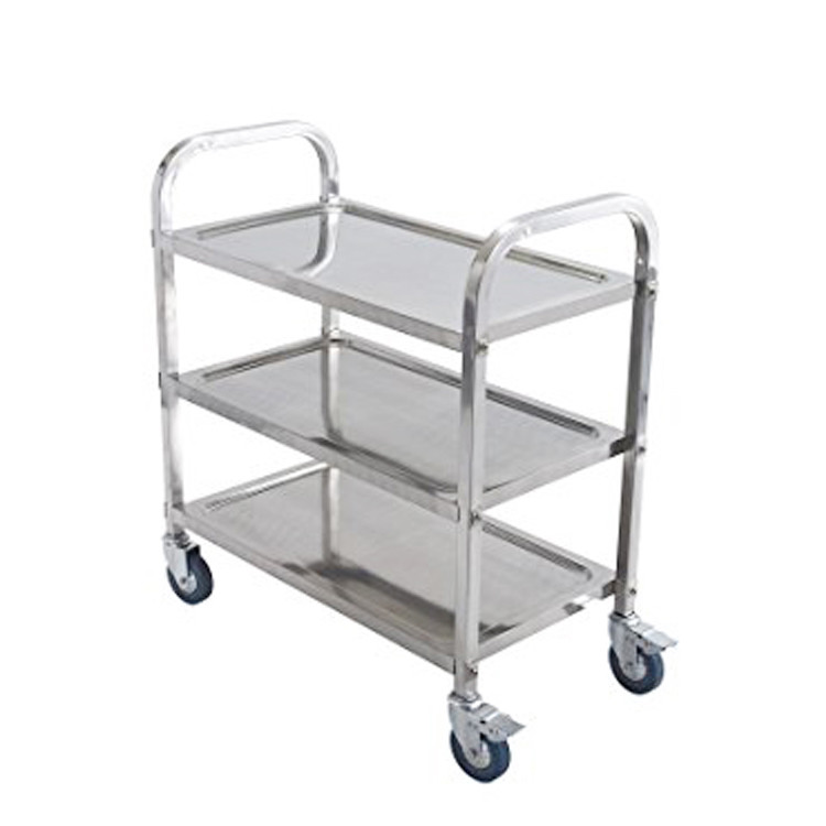 High Durability Custom Metal Products , Stainless Steel Hospital Medical Trolley