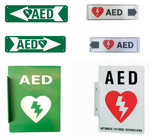 백녹색 AED 비상 세동제거기 징후 맞춘 세동제거기 심장 재시동기 징후