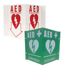 수락가능한 편평한/90도/V 유형 응급조치 AED 표시 주문화
