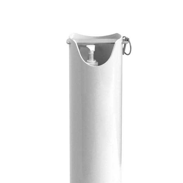 주문 로고 발 자유롭게 발로 밟는 공기 펌프 Sanitiser 대를 서 있는 페달에 의하여 활성화되는 Sanitiser 분배기 대